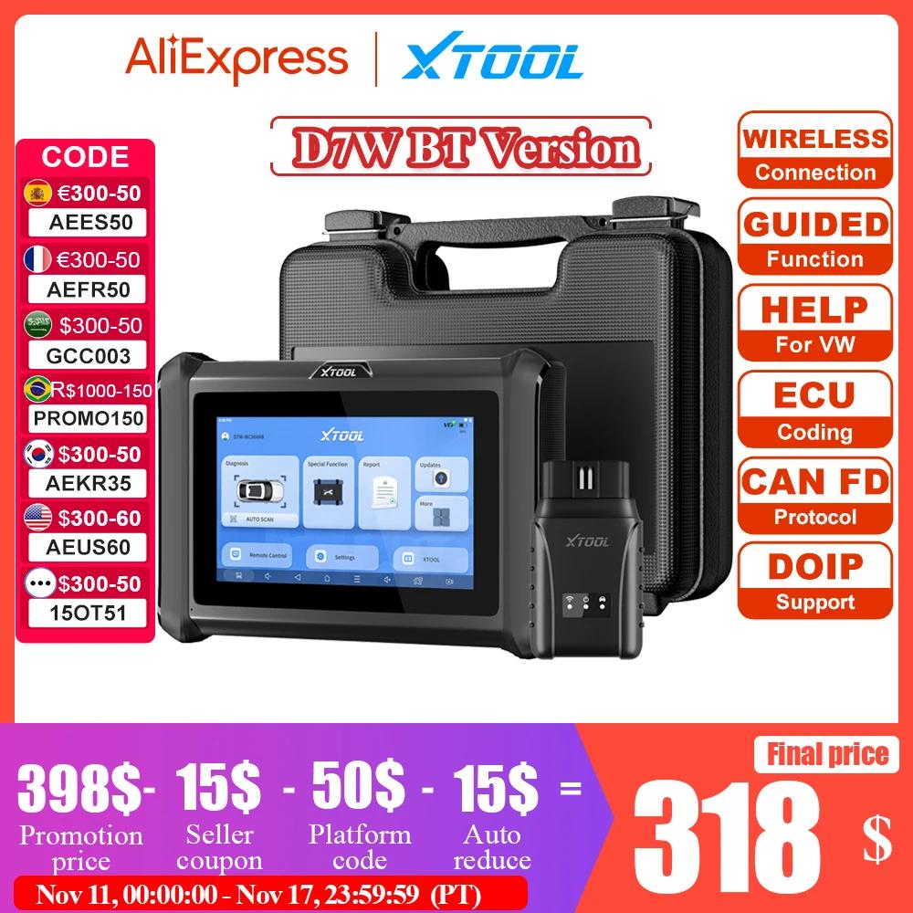 2023 XTOOL D7W  ý  , XTOOL D7 OBD2 ĳ, ECU ڵ Ű α׷, 36  ̻   CAN FD & DOIP
